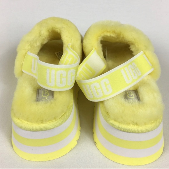 disco genuine shearling slingback slipper